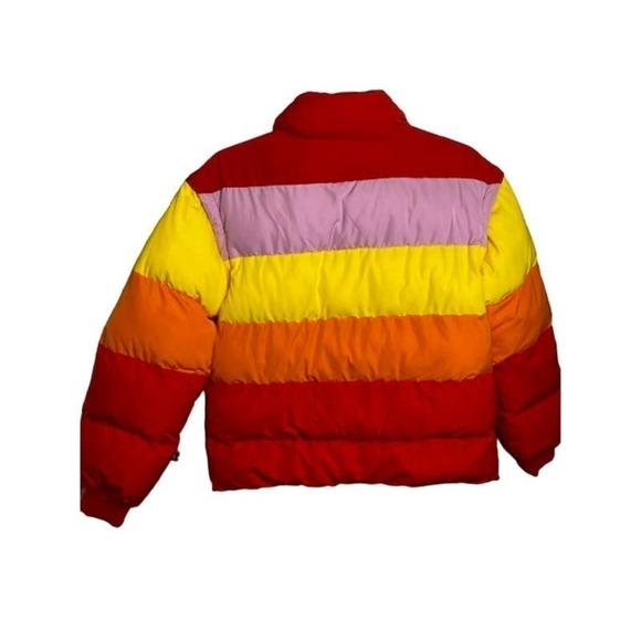 Lego X Target Women’s Puffer Jacket Vest Striped NWT Multicolor Size XXS - Picture 3 of 8